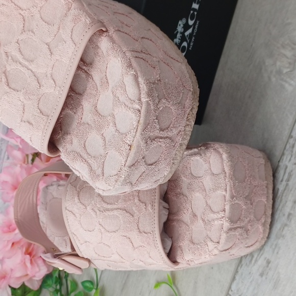 Coach Noelle Terry Cloth Platform NEW - Picture 7 of 15